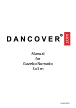 Preview for 1 page of Dancover Nomado 3x3 m Manual