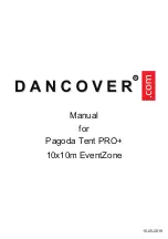 Dancover Pagoda Tent PRO+ 10x10m EventZone Manual preview