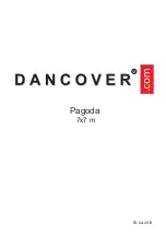 Предварительный просмотр 1 страницы Dancover Pagoda Manual