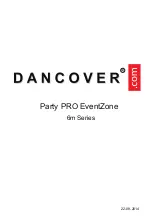 Preview for 1 page of Dancover PRO EventZone 6x12m Manual