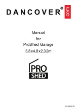 Dancover ProShed MS572012 Manual preview