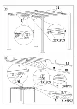 Preview for 10 page of Dancover Santa Cruz 4x4m Manual