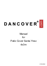 Dancover Santa Ynez Manual preview