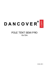 Dancover SEMI PRO 6x12m Quick Start Manual preview