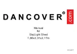 Dancover SkyLight Shed Manual preview