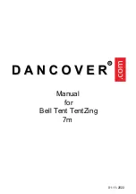 Dancover TentZing CT168040 Manual preview