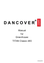 Dancover TITAN Classic 480 Series Manual preview