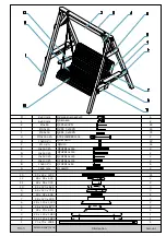 Preview for 3 page of Dancover Wooden Garden Swing Manual