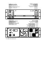 Предварительный просмотр 6 страницы d&b audiotechnik A1 Mainframe F-Series User Manual