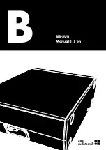 Preview for 1 page of d&b audiotechnik B8-SUB Manual