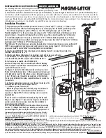 D&D Technologies MAGNALatch 2 Series Installation Instructions preview