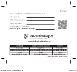 Предварительный просмотр 22 страницы D&D Technologies MagnaLatch ALERT Owner'S Manual