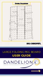 DANDELION Dowel DBRDPBTL User Manual preview