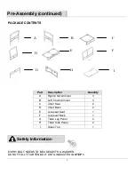 Предварительный просмотр 4 страницы D&F DESIGN Adreanne Assembly Instructions Manual