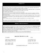 Preview for 6 page of D&R ELECTRONICS 934-0485A Installation Manual