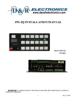 Preview for 1 page of D&R ELECTRONICS F5RS-IQ Series Installation Manual