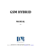 Предварительный просмотр 1 страницы D&R GSM HYBRID Manual