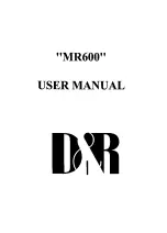 Preview for 1 page of D&R MR600 User Manual