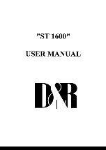 D&R ST1600 User Manual preview