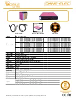 Preview for 2 page of DANE-ELEC SO MOBILE OTB - Datasheet