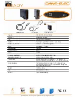 Preview for 2 page of DANE-ELEC SO READY Secure Datasheet