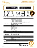 Preview for 2 page of DANE-ELEC SO SPEAKY PVR Datasheet