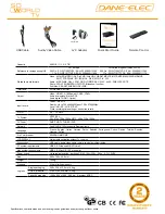 Preview for 2 page of DANE-ELEC SO WORLD TV - Datasheet