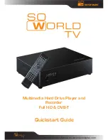 DANE-ELEC SO WORLD TV - Quick Start Manual preview