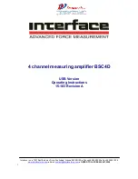 Dane Technologies BSC4D Operating Instructions Manual preview