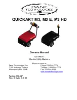 Preview for 1 page of Dane Technologies QUICKART M3 Owner'S Manual