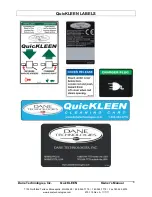 Preview for 6 page of Dane Technologies QuicKLEEN Owner'S Manual & Operating Instructions