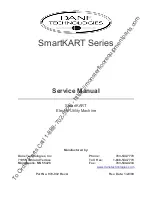 Preview for 1 page of Dane Technologies SmartKART 120-052 Service Manual