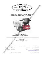 Preview for 3 page of Dane Technologies SmartKART 120-052 Service Manual