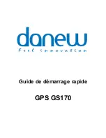 Preview for 1 page of danew GS170 Quick Start Manual