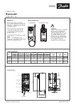 Danfoss 060L2150 Installation Manual предпросмотр