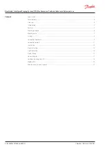 Preview for 2 page of Danfoss 084H5001 Technical Data, Installation And Use