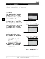 Предварительный просмотр 40 страницы Danfoss 102 Operating Instructions Manual