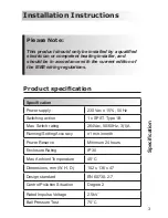 Preview for 3 page of Danfoss 102E7 Installation & User'S Instructions