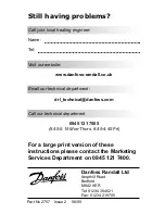 Preview for 24 page of Danfoss 103E7 Installation & User'S Instructions
