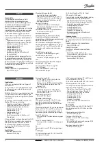 Preview for 2 page of Danfoss 148H5230 Installation Manual