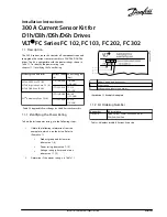 Preview for 1 page of Danfoss 176F6516 Installation Instructions Manual