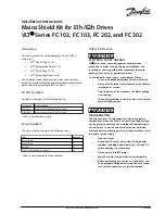 Danfoss 176F6619 Installation Instructions preview