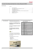 Предварительный просмотр 2 страницы Danfoss 180F4161 Service Manual