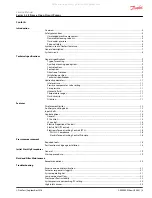 Preview for 3 page of Danfoss 45 E Frame Series Service Manual