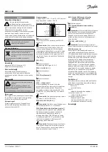 Предварительный просмотр 12 страницы Danfoss 73691330 Operating Manual