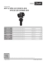 Danfoss AFP 2/VFG 2 Operating Manual preview