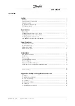 Danfoss AHF 005 Manual предпросмотр