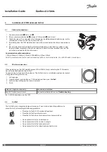 Предварительный просмотр 6 страницы Danfoss Air w1 Installation Manual