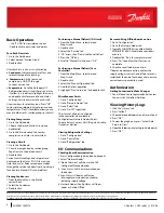 Preview for 2 page of Danfoss AK-SM 800 Quick Reference Manual