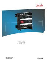 Danfoss AKA 245 Manual preview